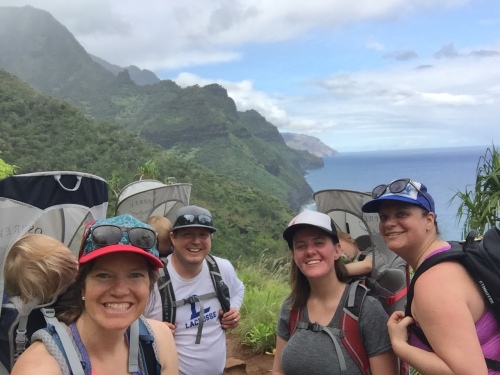 The backpacks were useful for trekking to secret beaches and the Napali Coast hike! 